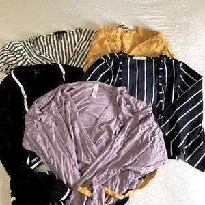 5 shirts all wrap around tie